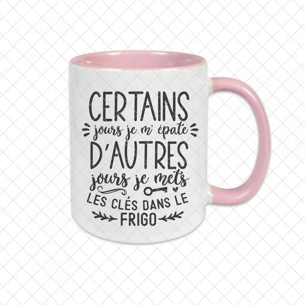 Mug céramique Certains jours je m'épate Encre et Créations