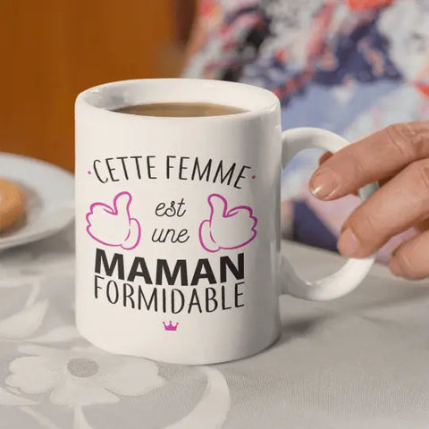 Mug céramique - Cette femme est une maman formidable