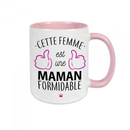 Mug céramique - Cette femme est une maman formidable