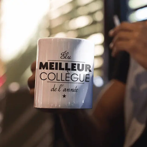 Mug céramique - Élu meilleur collègue de l'année