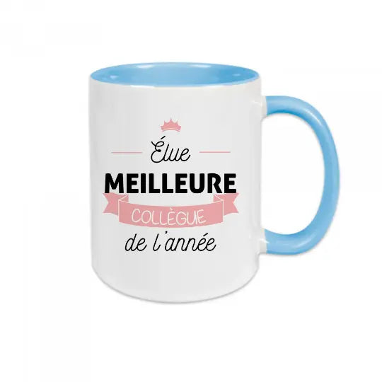 Mug céramique - Élue meilleure collègue