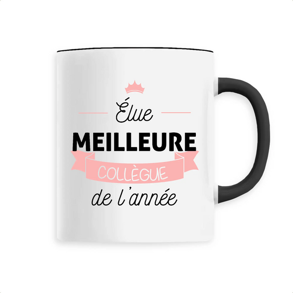 Mug céramique - Élue meilleure collègue