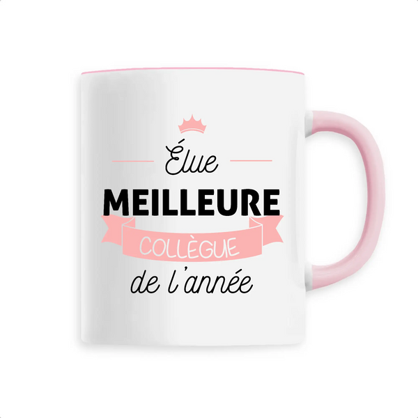 Mug céramique - Élue meilleure collègue