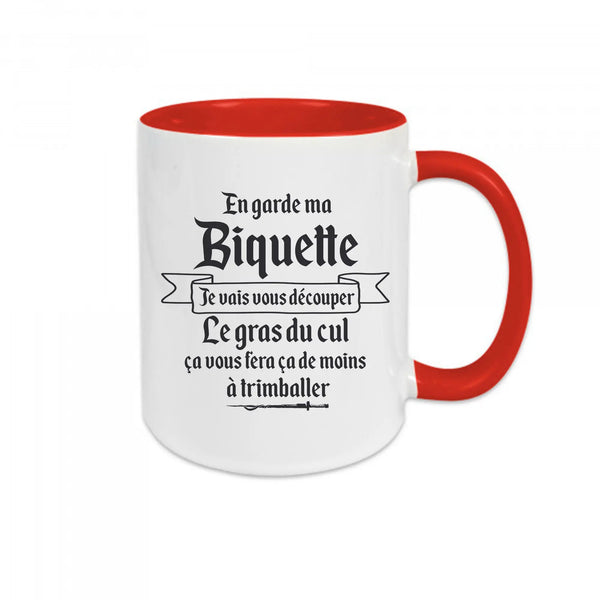 Mug céramique - En garde ma biquette Encre et Créations