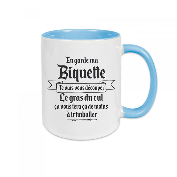 Mug céramique - En garde ma biquette Encre et Créations