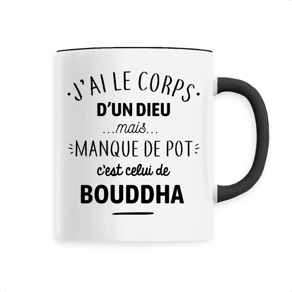 Mug céramique - J'ai le corps d'un dieu