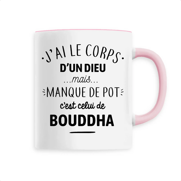 Mug céramique - J'ai le corps d'un dieu