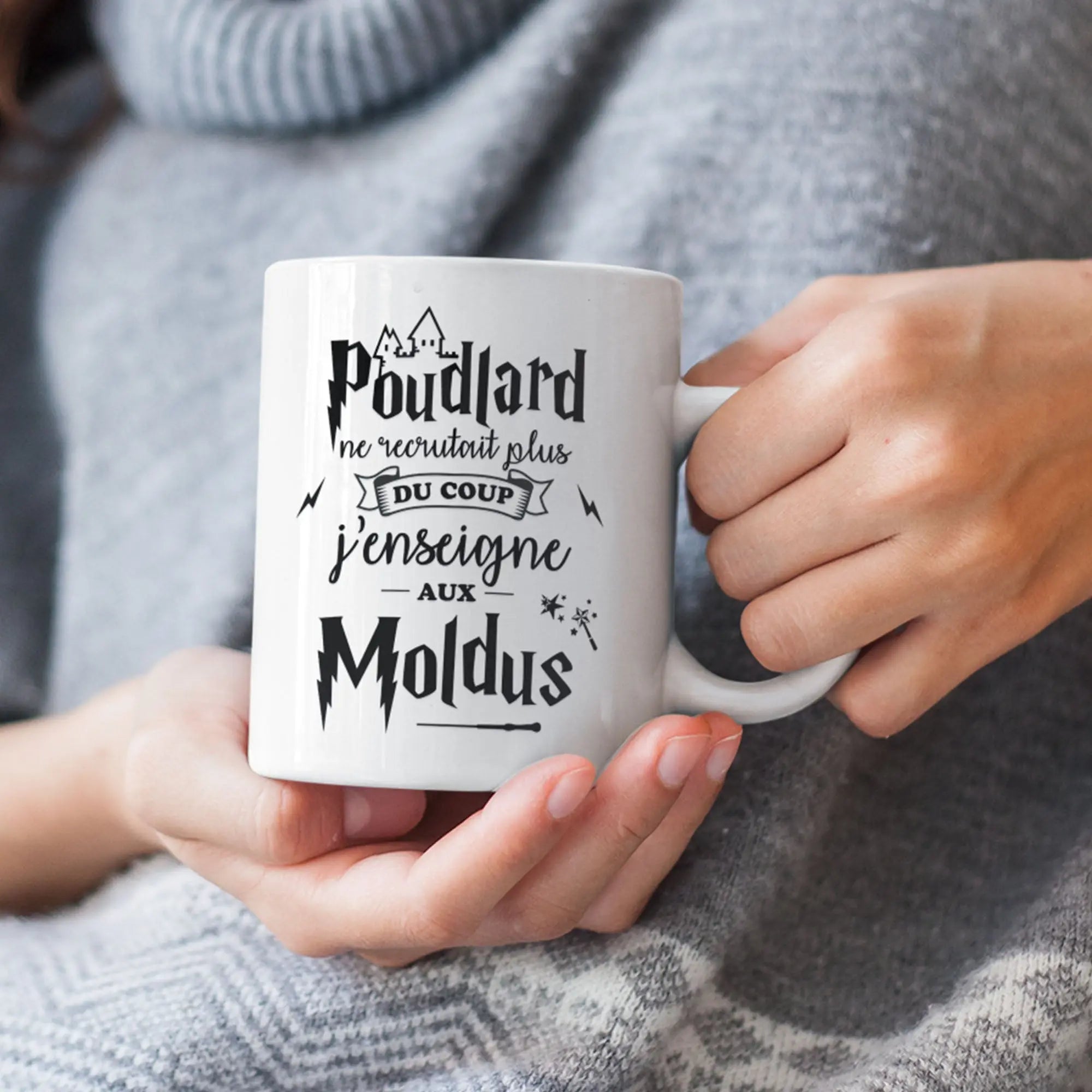 Mug céramique - J'enseigne aux moldus