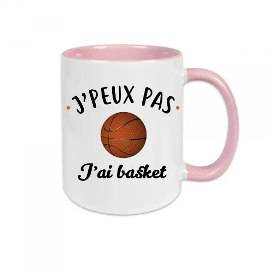 Mug céramique - J'peux pas j'ai basket