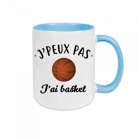 Mug céramique - J'peux pas j'ai basket