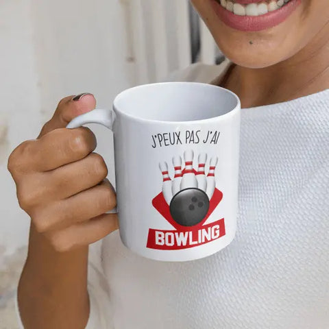 Mug céramique - J'peux pas j'ai bowling