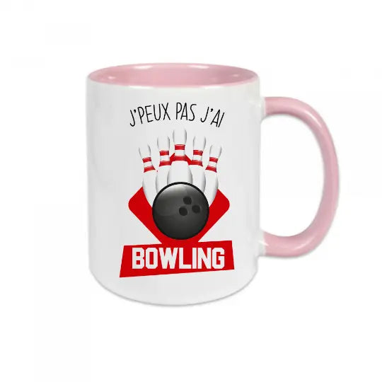 Mug céramique - J'peux pas j'ai bowling