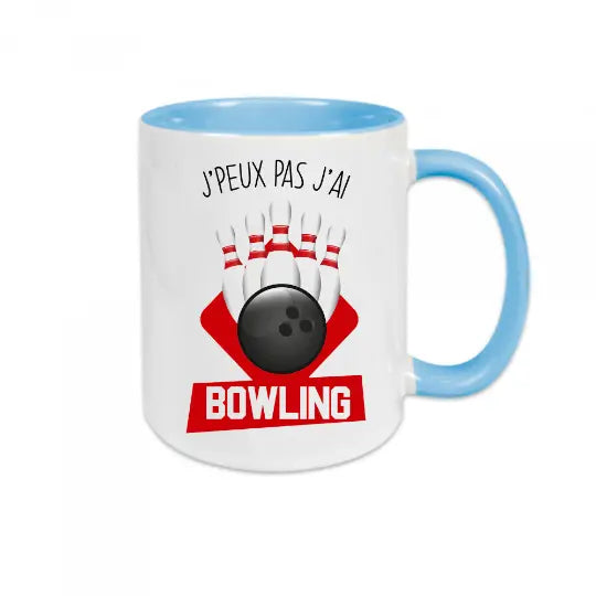 Mug céramique - J'peux pas j'ai bowling