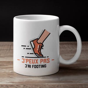 Mug céramique - J'peux pas j'ai footing