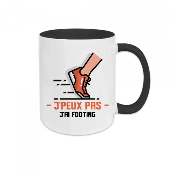 Mug céramique - J'peux pas j'ai footing