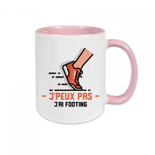 Mug céramique - J'peux pas j'ai footing