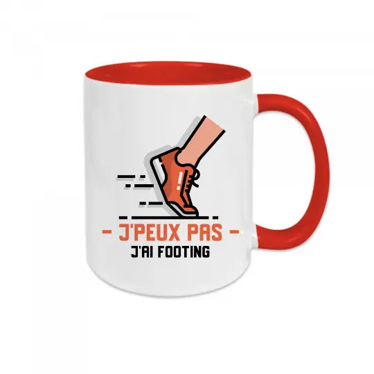 Mug céramique - J'peux pas j'ai footing