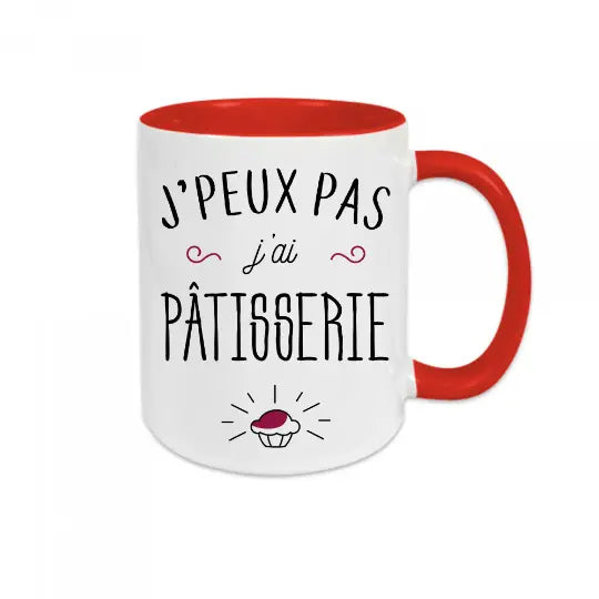 Mug céramique - J'peux pas j'ai pâtisserie