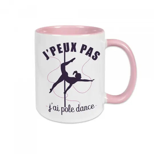 Mug céramique - J'peux pas j'ai pole dance