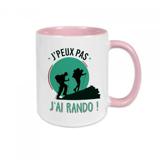 Mug céramique - J'peux pas j'ai rando