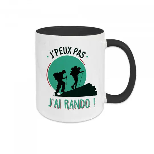 Mug céramique - J'peux pas j'ai rando