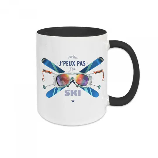 Mug céramique - J'peux pas j'ai ski