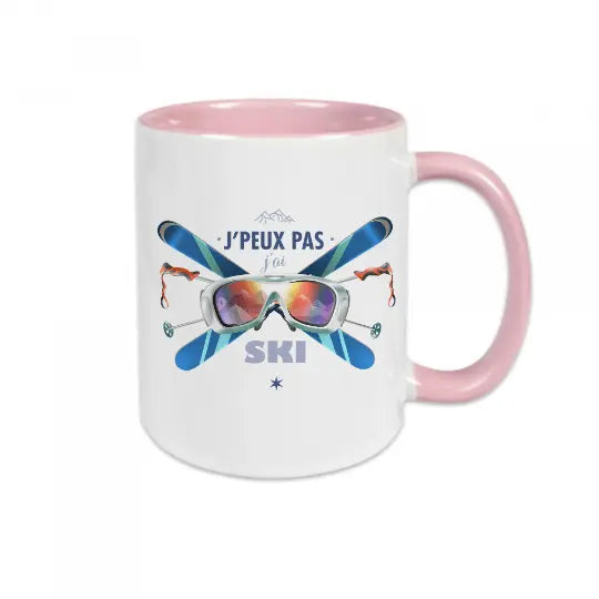 Mug céramique - J'peux pas j'ai ski