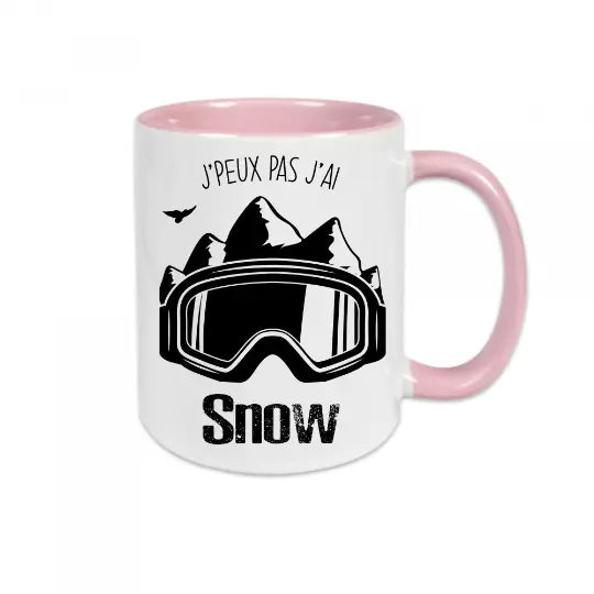 Mug céramique - J'peux pas j'ai snow