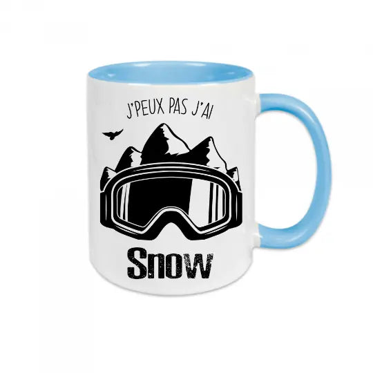 Mug céramique - J'peux pas j'ai snow