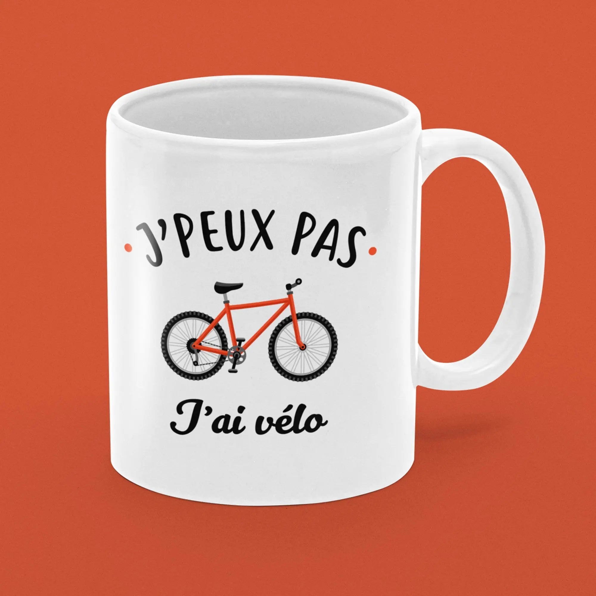 Mug céramique - J'peux pas j'ai vélo