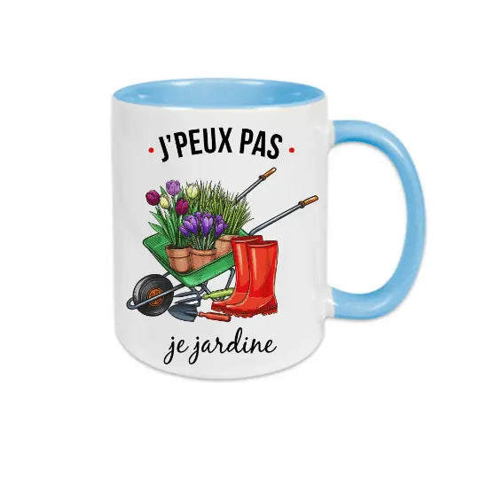 Mug céramique - J'peux pas je jardine