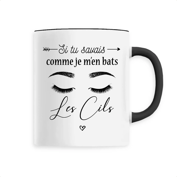 Mug céramique - Je m'en bats les cils