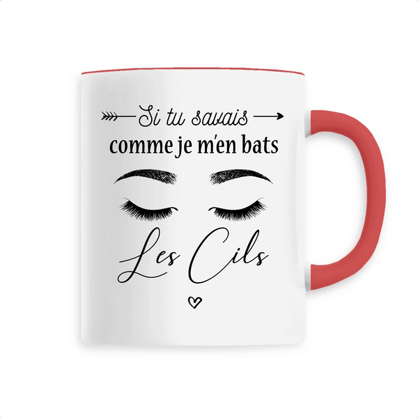 Mug céramique - Je m'en bats les cils