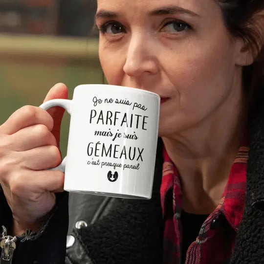 Mug céramique - Je ne suis pas parfaite mais je suis gémeaux