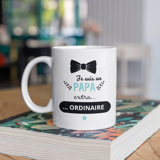 Mug céramique - Je suis un papa extra ordinaire Encre et Créations