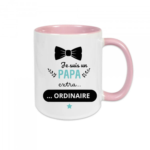 Mug céramique - Je suis un papa extra ordinaire Encre et Créations