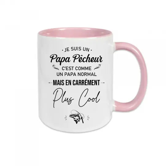 Mug céramique - Je suis un papa pêcheur