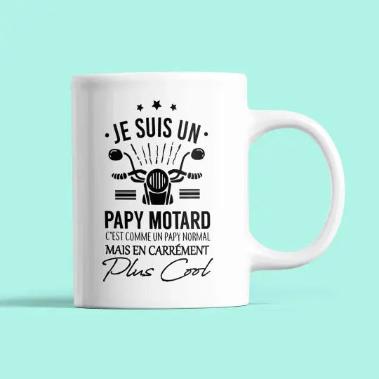 Mug céramique - Je suis un papy motard