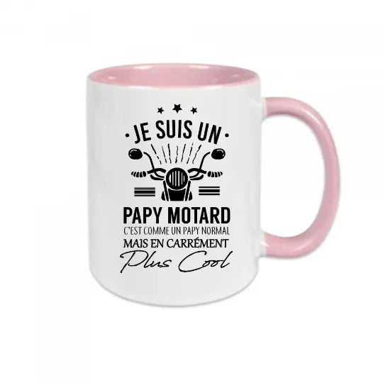 Mug céramique - Je suis un papy motard