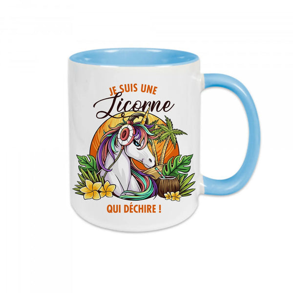 Mug céramique - Je suis une licorne qui déchire