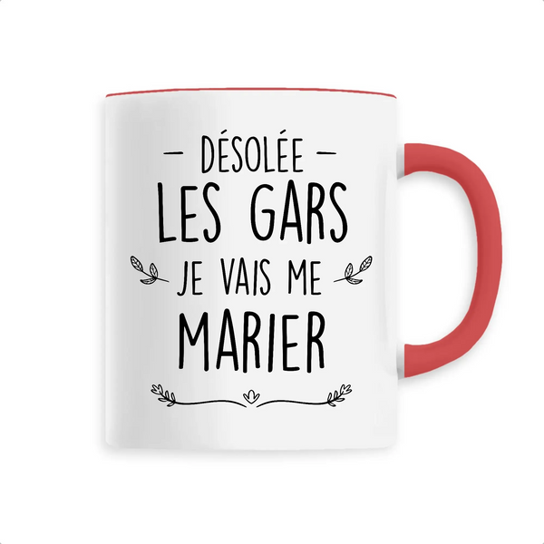 Mug céramique - Je vais me marier