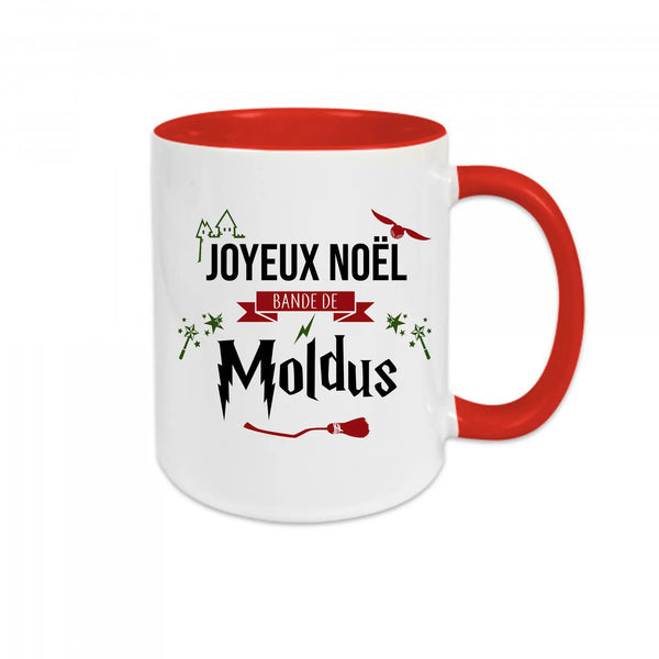 Mug céramique - Joyeux Noël bande de Moldus Encre et Créations