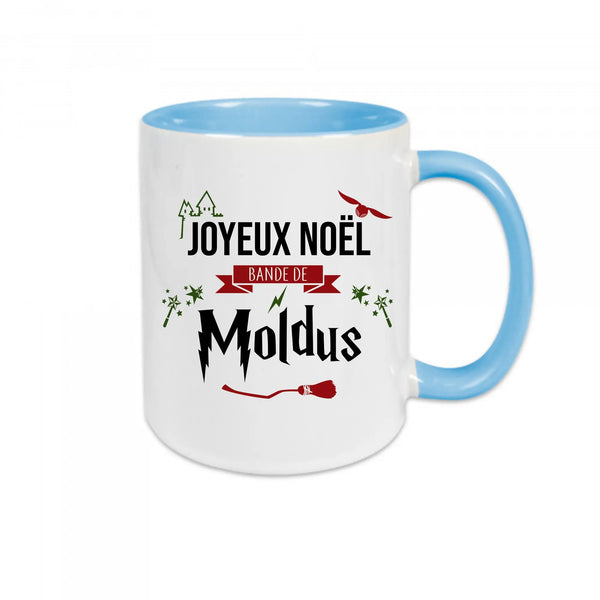 Mug céramique - Joyeux Noël bande de Moldus Encre et Créations