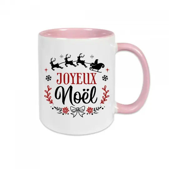 Mug céramique - Joyeux Noël v2 Encre et Créations