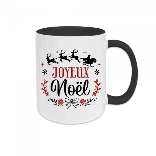 Mug céramique - Joyeux Noël v2 Encre et Créations