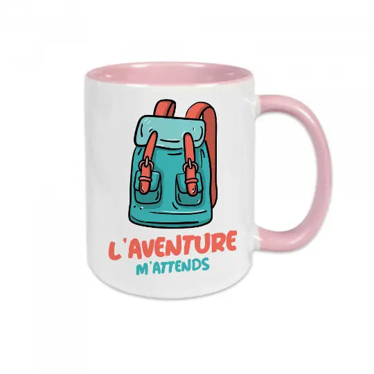 Mug céramique - L'aventure m'attends