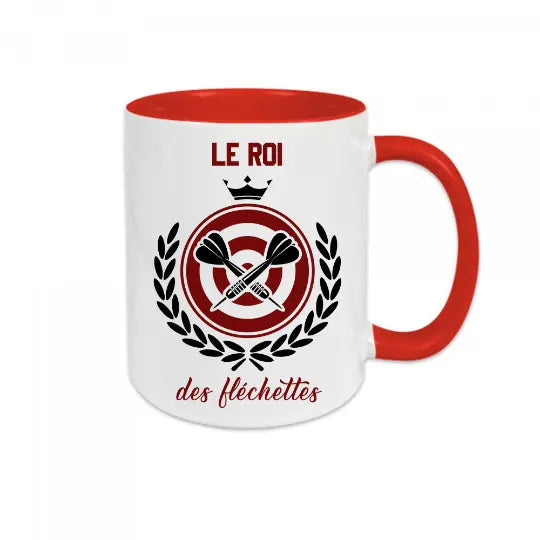 Mug céramique - Le roi des fléchettes