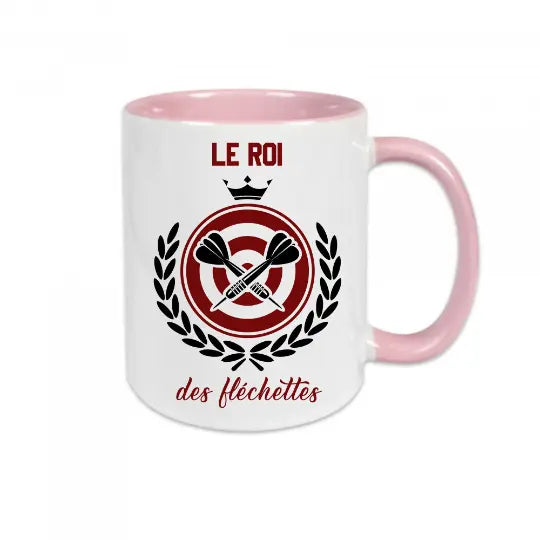 Mug céramique - Le roi des fléchettes