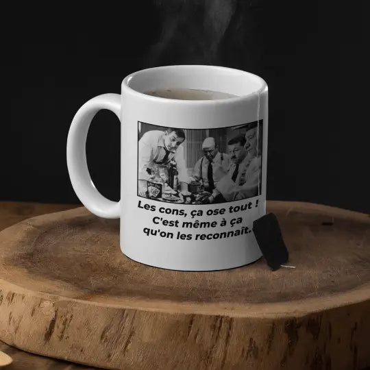 Mug céramique - Les cons ça ose tout