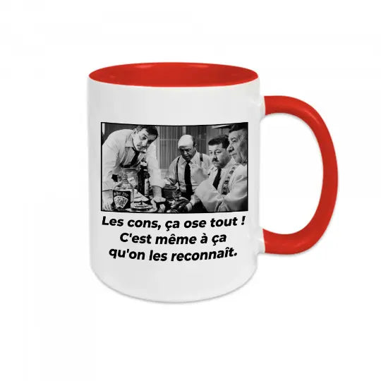 Mug céramique - Les cons ça ose tout